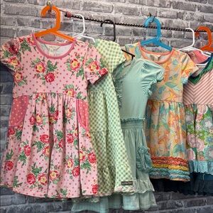 Girl's lot of Matilda Jane dresses and tops